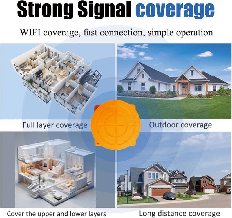 MORAYELEC مستشعر مستوى المياه الذكي Moray WiFi لمراقبة مستوى خزان المياه ومقياس خزان الزيت، مؤشر إنذار تلقائي لتطبيق Tuya Smart Life للمنزل الذكي، مقاوم للماء IP65 (ME201RSP) - Image 5